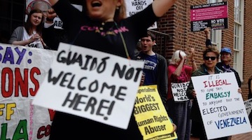 Venezuelan Embassy in DC Under Siege by Guaido’s Racist Mob
