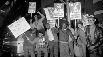 UAW picket line