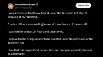 Richard Medhurst tweet