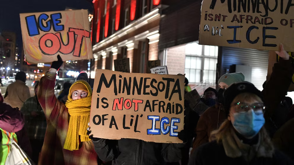 Minneapolis anti-ICE protest