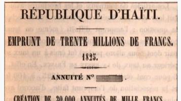 Reparations for Haiti