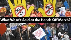 Hands Off protest