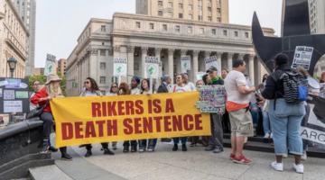 Rikers protest
